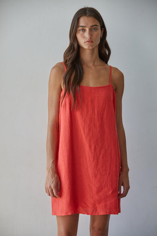 Linen Short Dress