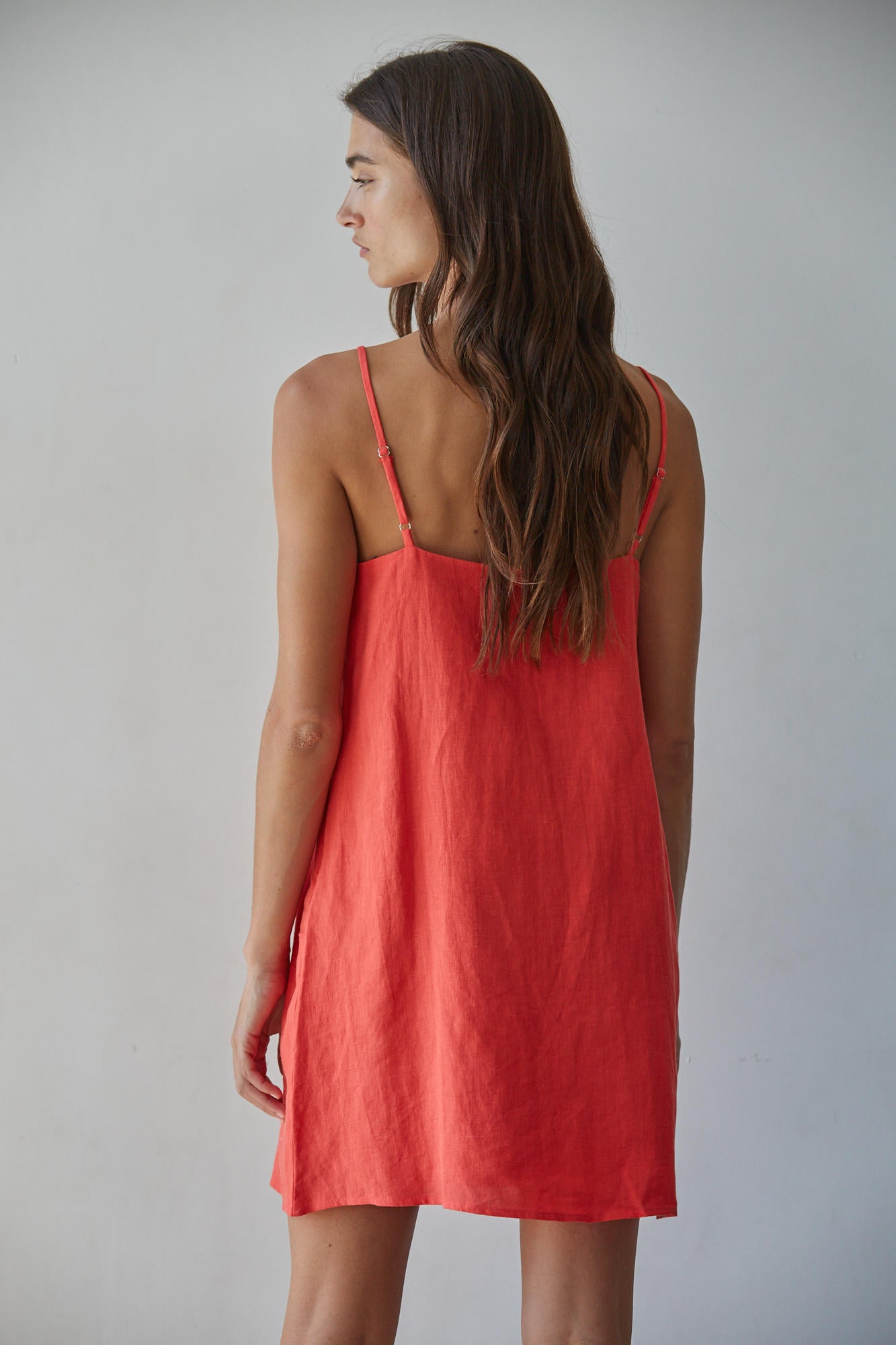 Linen Short Dress