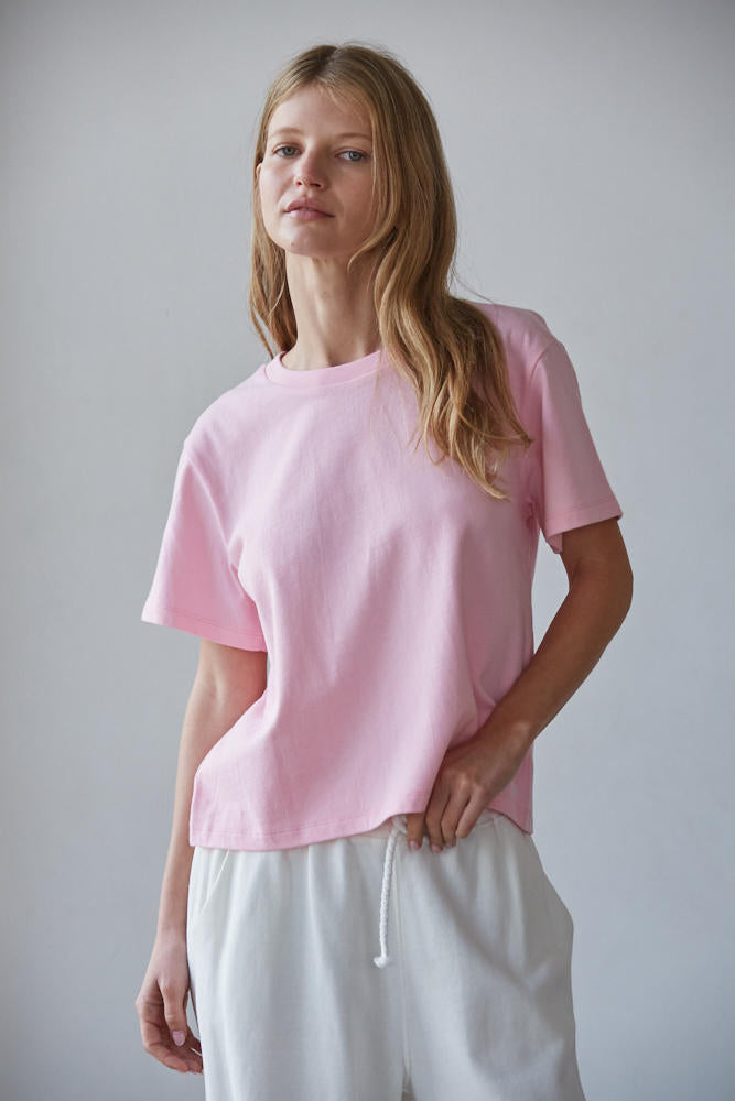 Cotton Crew Neck T-Shirt