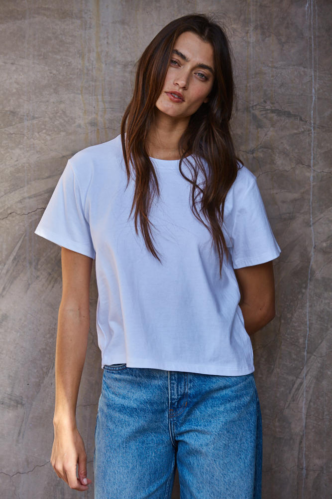 Cotton Crew Neck T-Shirt
