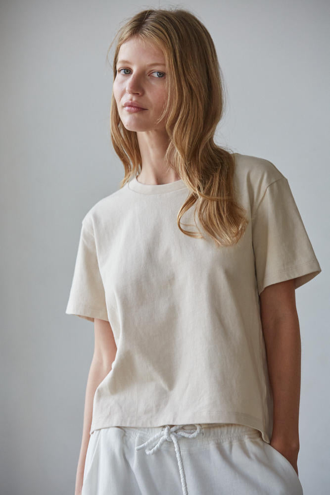 Cotton Crew Neck T-Shirt