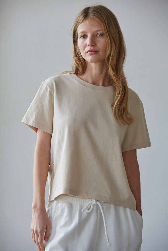 Cotton Crew Neck T-Shirt