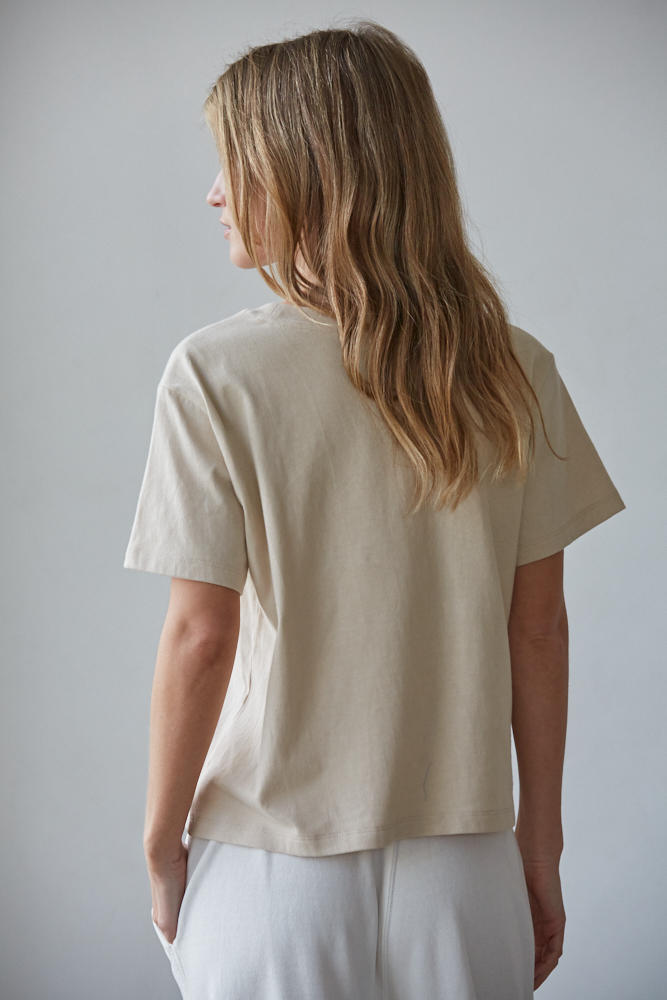 Cotton Crew Neck T-Shirt