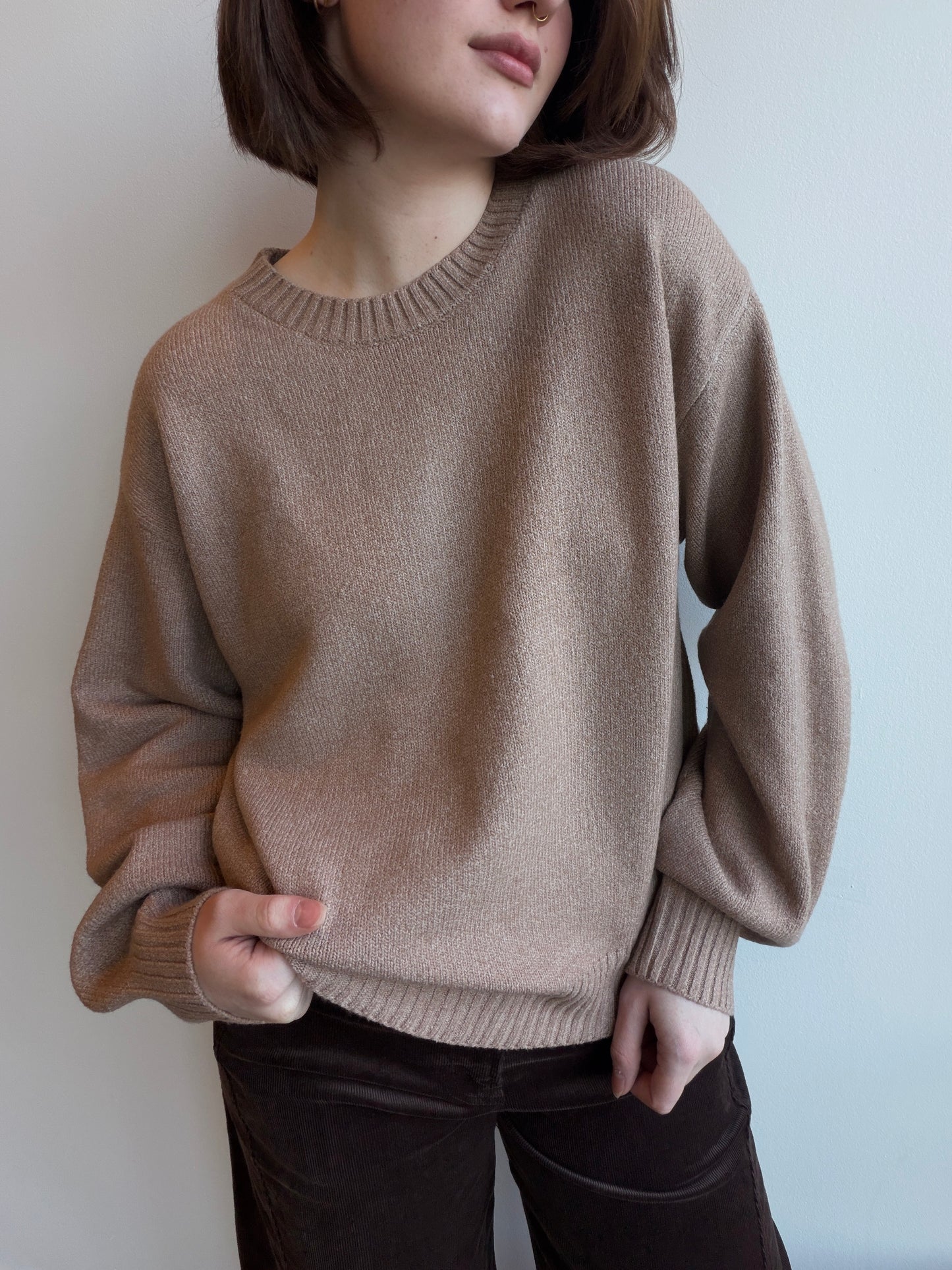 Soft Knit Crewneck Sweater
