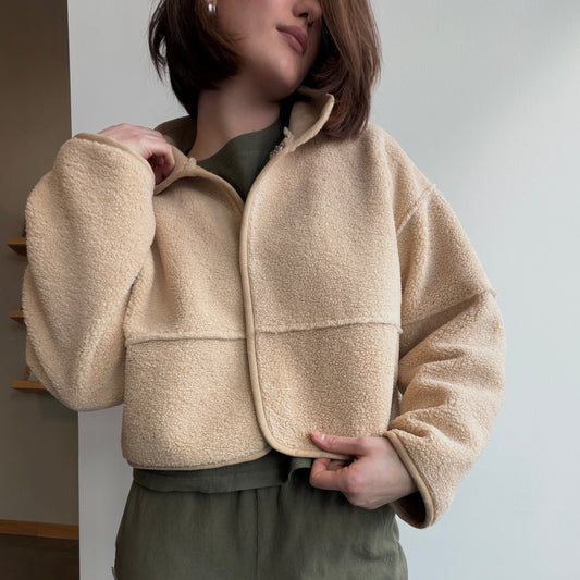 Latte Sherpa Jacket