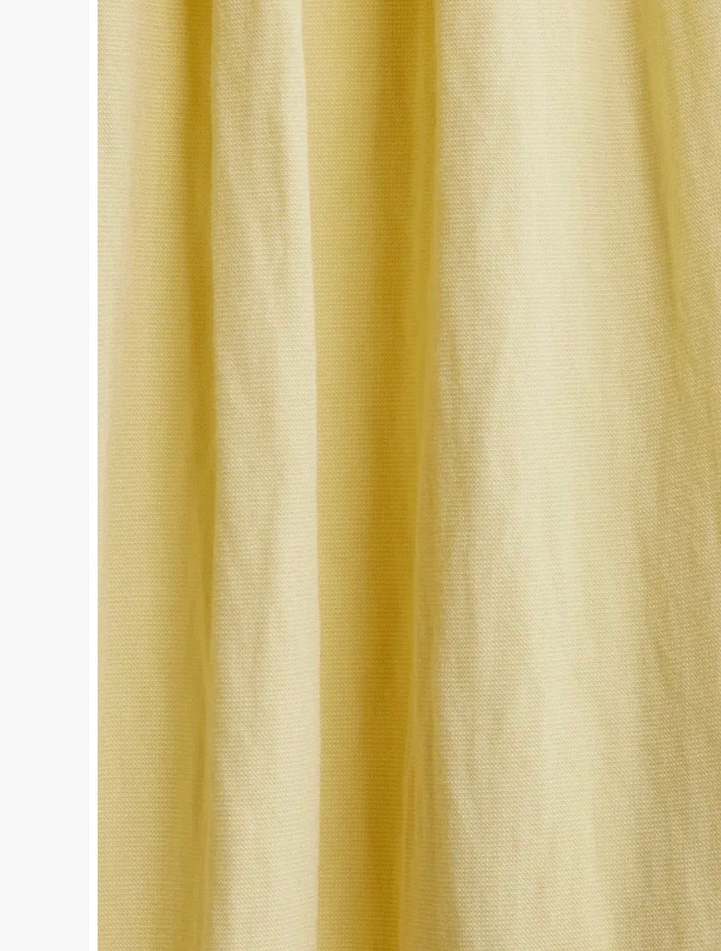 Yellow Keyhole Pin Tuck Waist Midi Dress