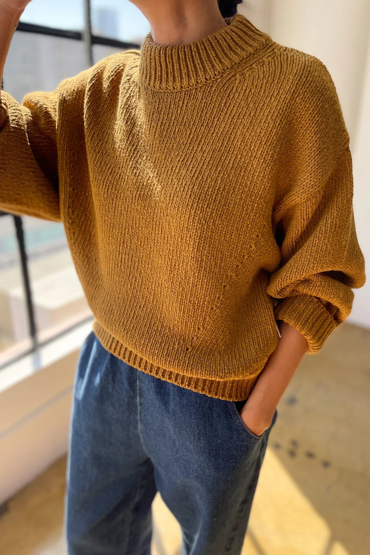Naturel Zoe Cotton Sweater