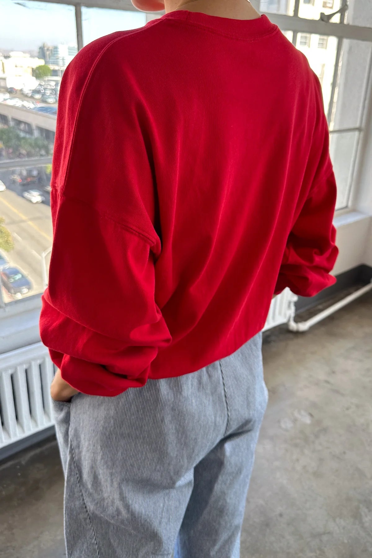 Cali Cotton Jersey Sweatshirt