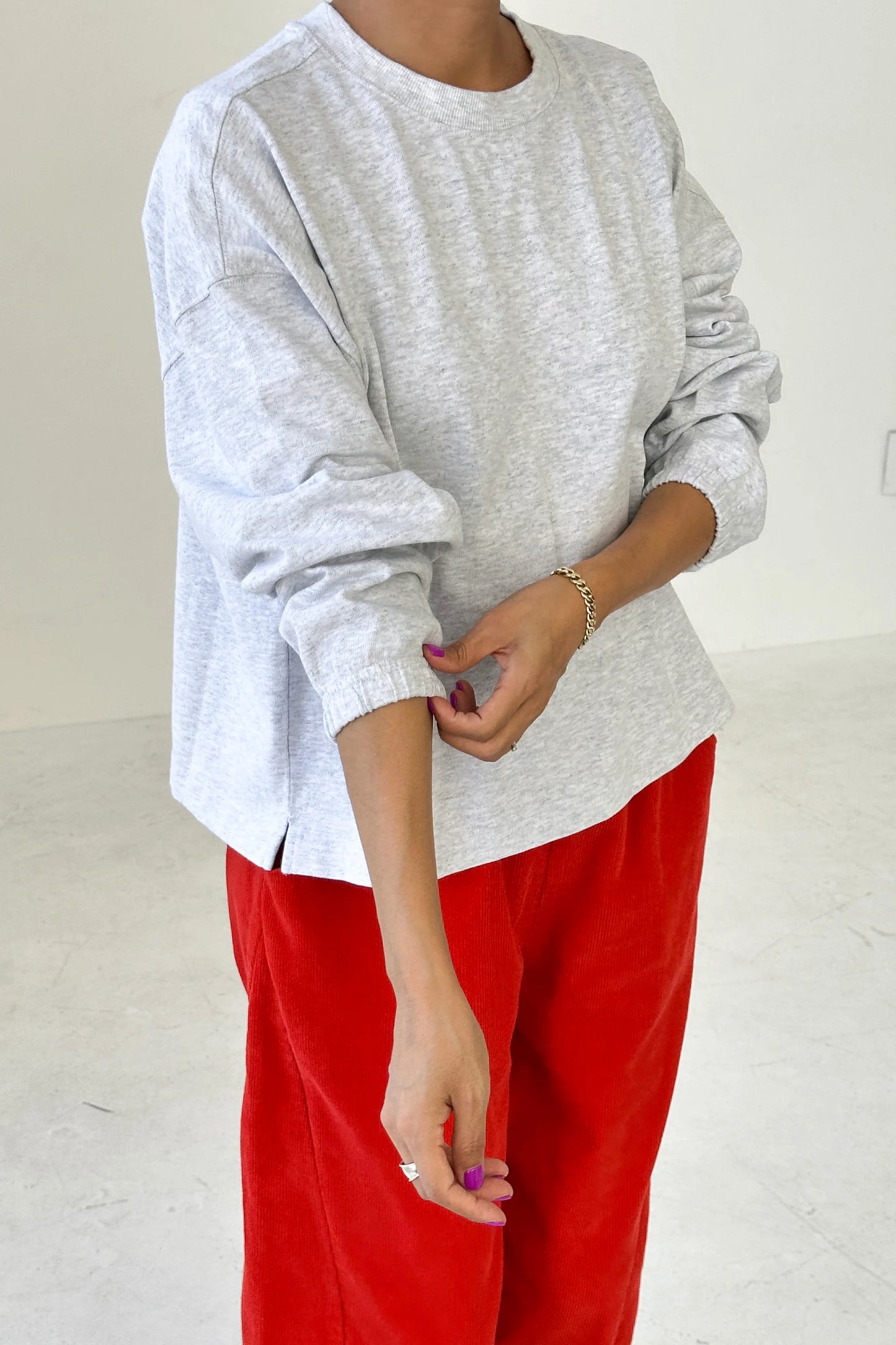 Naturelle Long Sleeve Heavyweight Cotton Tee