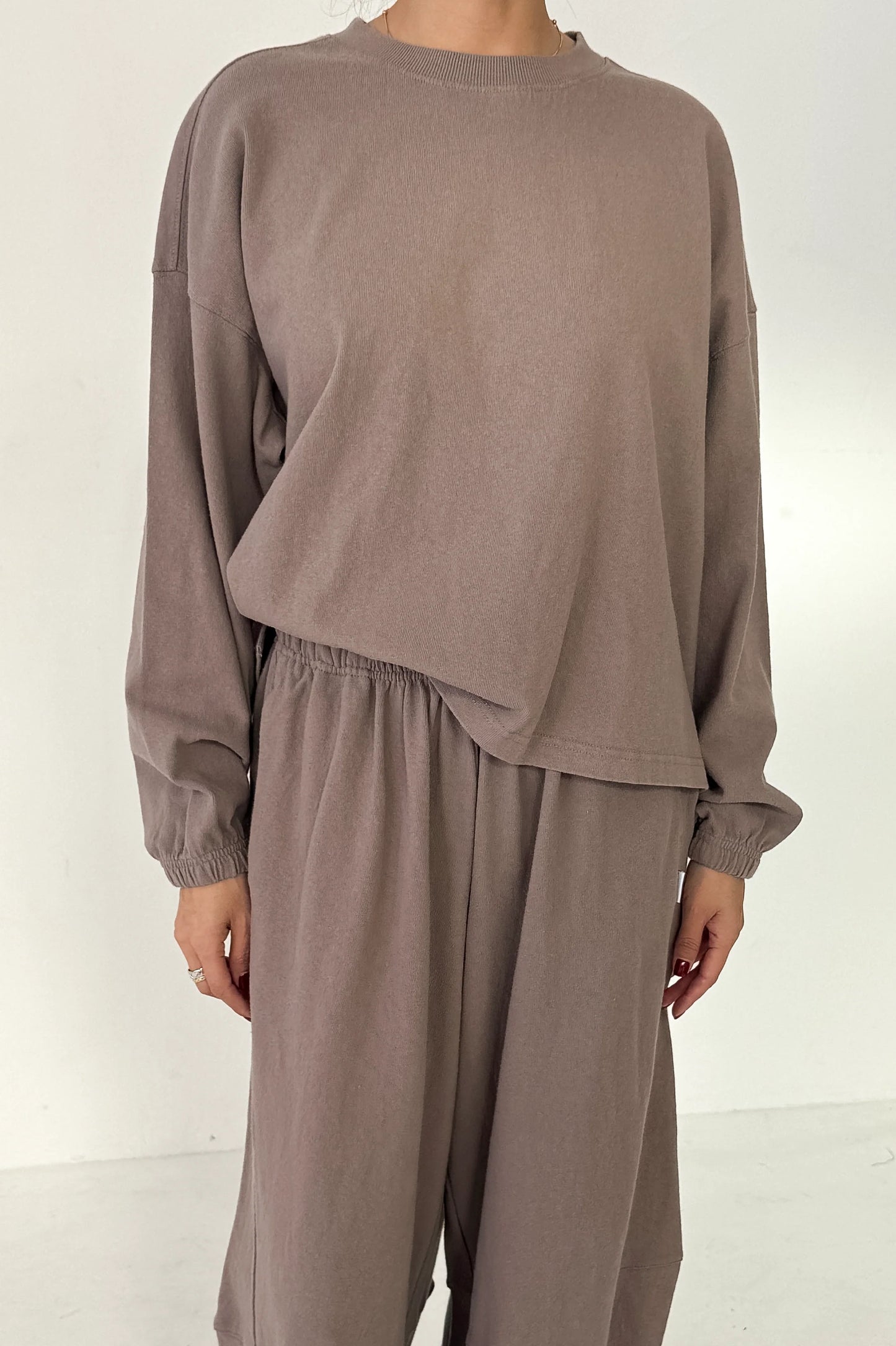 Naturelle Long Sleeve Heavyweight Cotton Tee