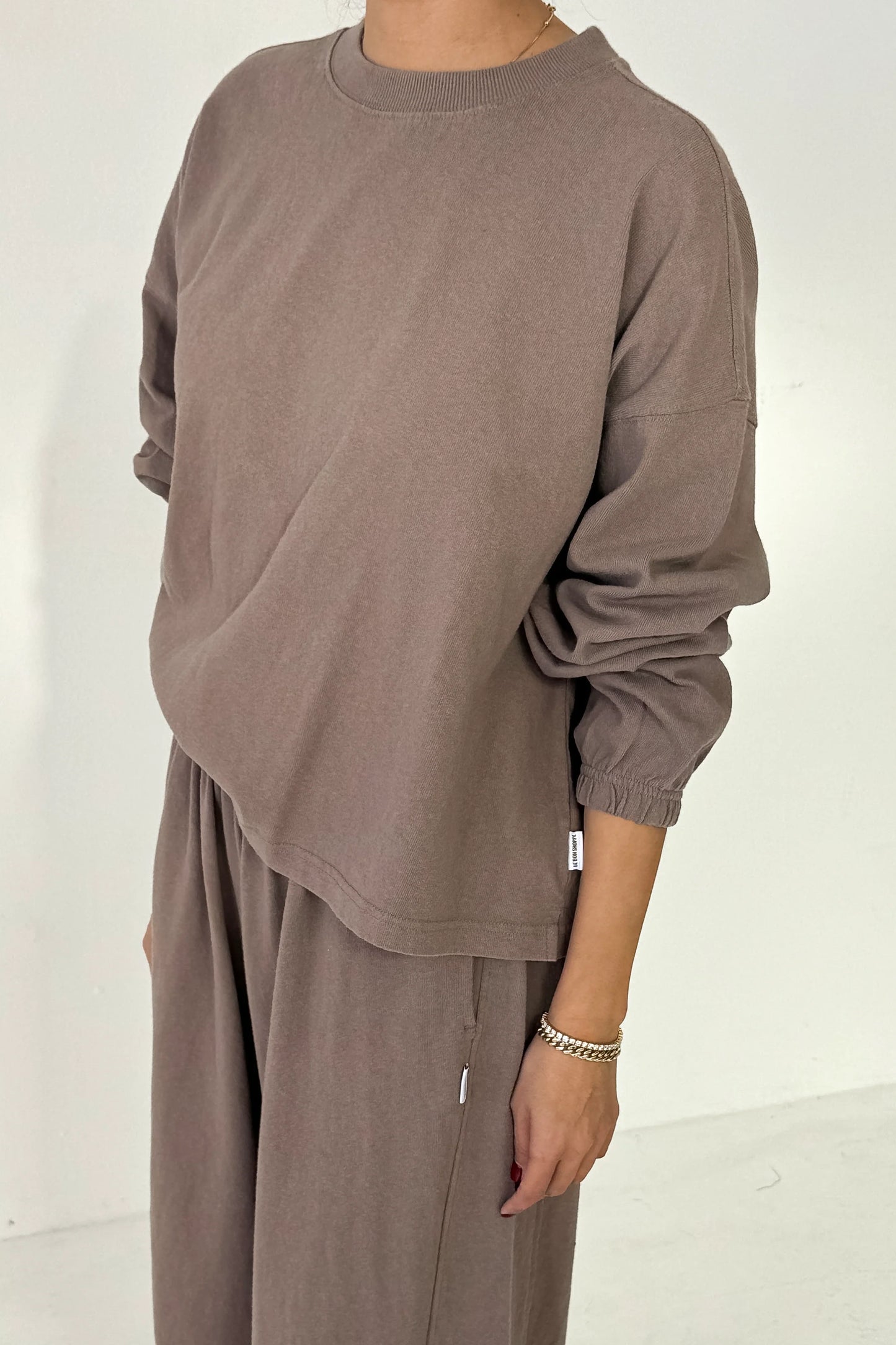 Naturelle Long Sleeve Heavyweight Cotton Tee