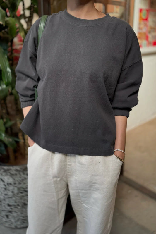 Naturelle Long Sleeve Heavyweight Cotton Tee
