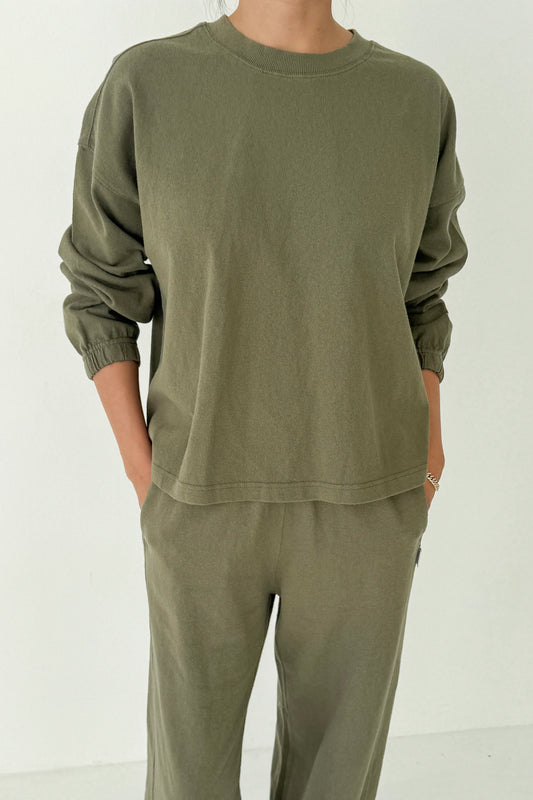 Naturelle Long Sleeve Heavyweight Cotton Tee