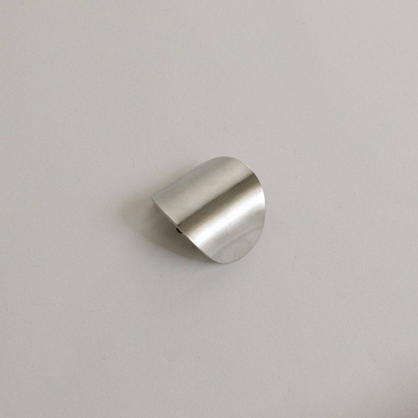 Silver Metal Oval Ponytail Cuff