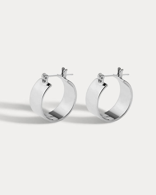 Silver Positano Hoop