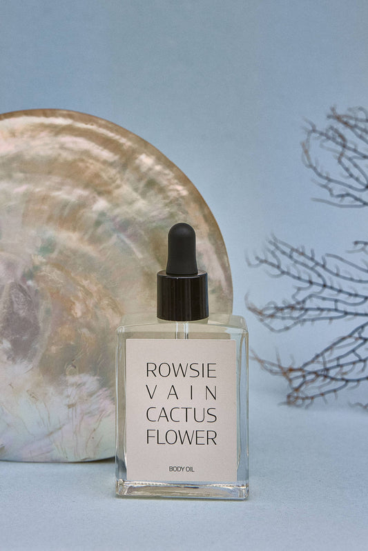 Cactus Flower, Botanical Perfume Body Oil Bottle (60ml)