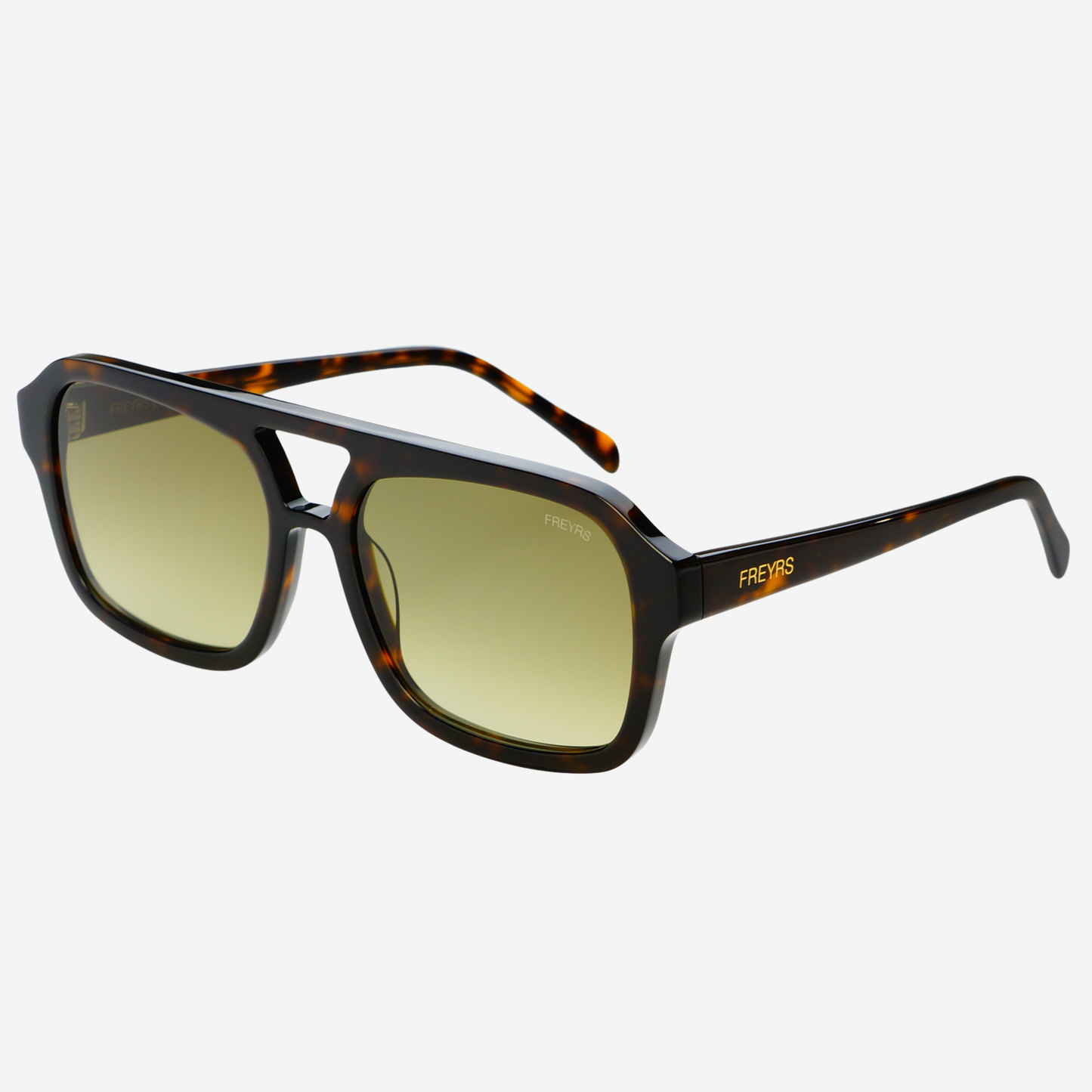 Havana Dark Tortoise Aviator Sunglasses