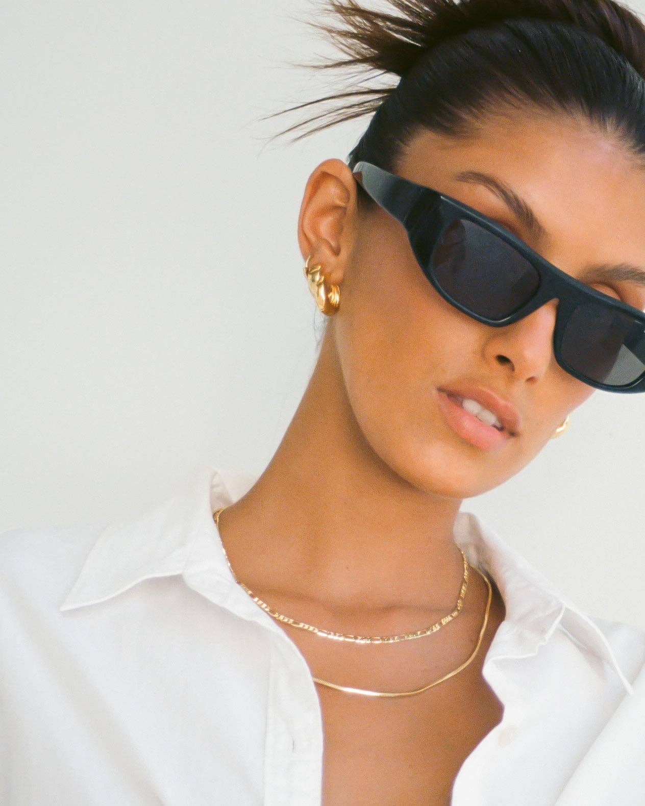 Gold Marbella Hoops