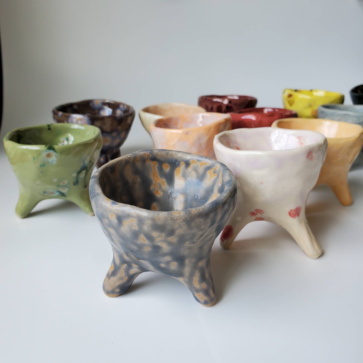 Handmade Ceramic Small Tripod Dish