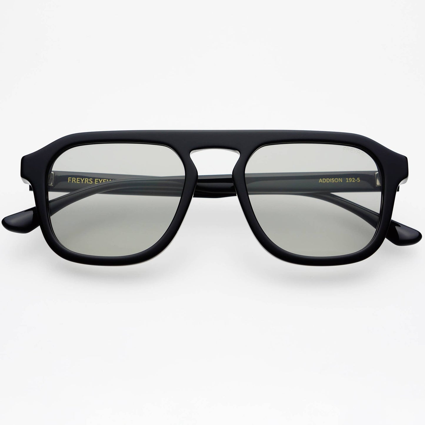 Addison Black Cloud Gray Aviator Sunglasses