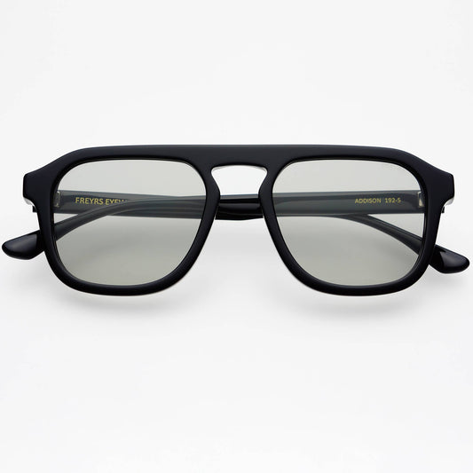 Addison Black Cloud Gray Aviator Sunglasses