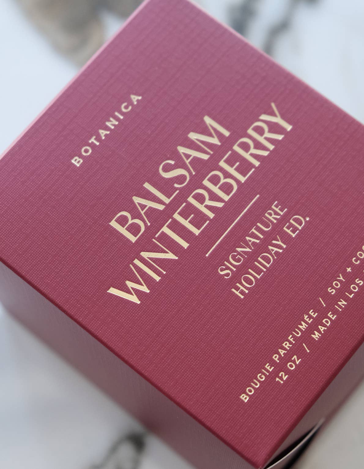 Balsam Winterberry Holiday Candle