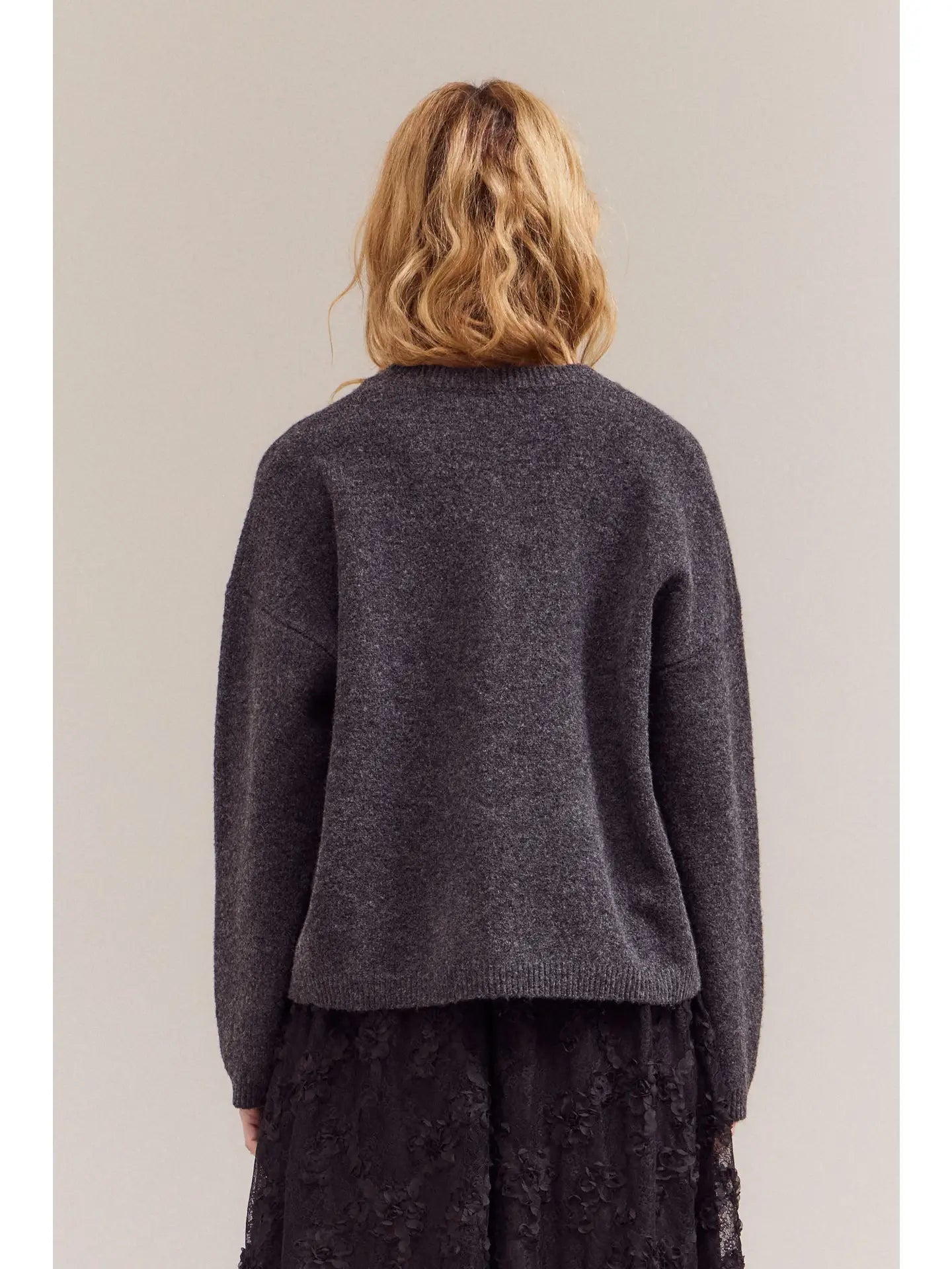 V-Neck Pullover Sweater