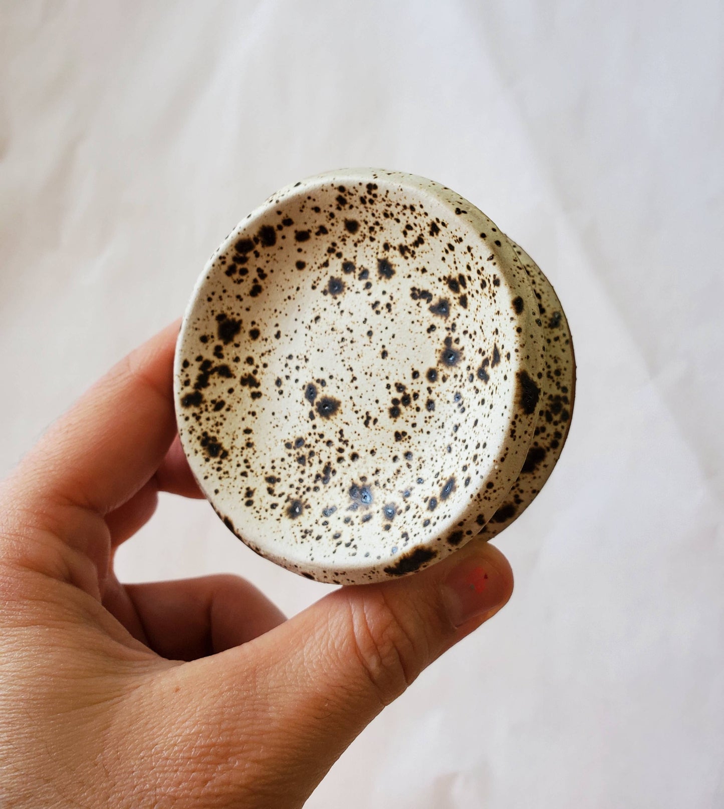 Handmade Ceramic Small Yo-Yo Dishes