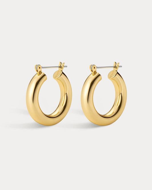 Gold Baby Amalfi Tube Hoops