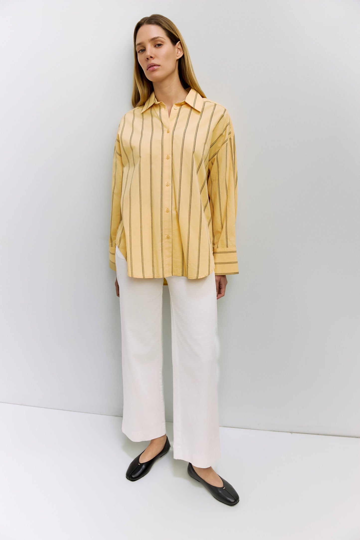 Striped Button-Down Shirt