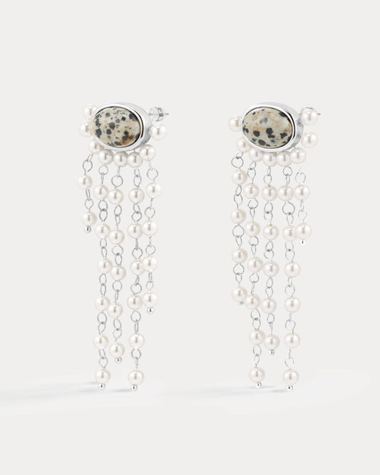 The Palma Pearl Silver Studs