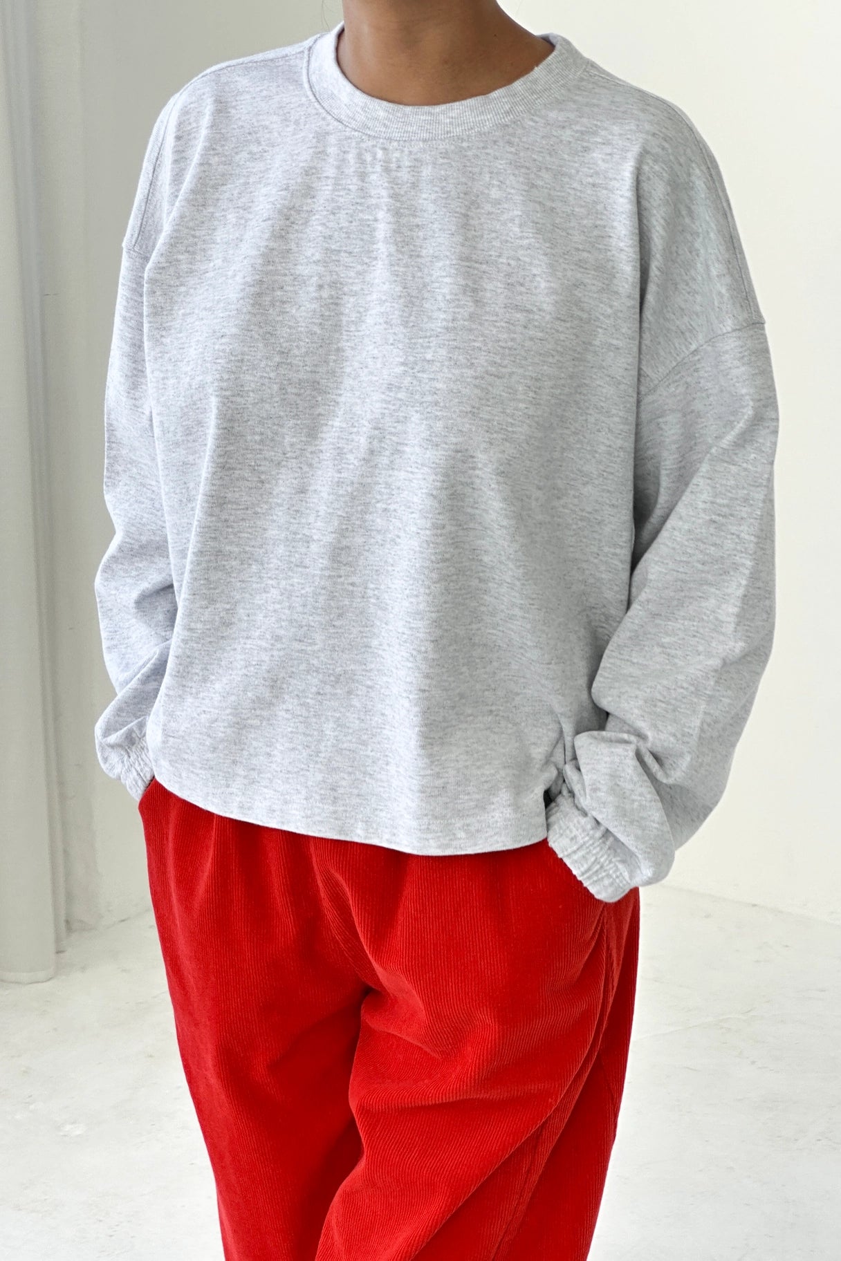 Naturelle Long Sleeve Heavyweight Cotton Tee