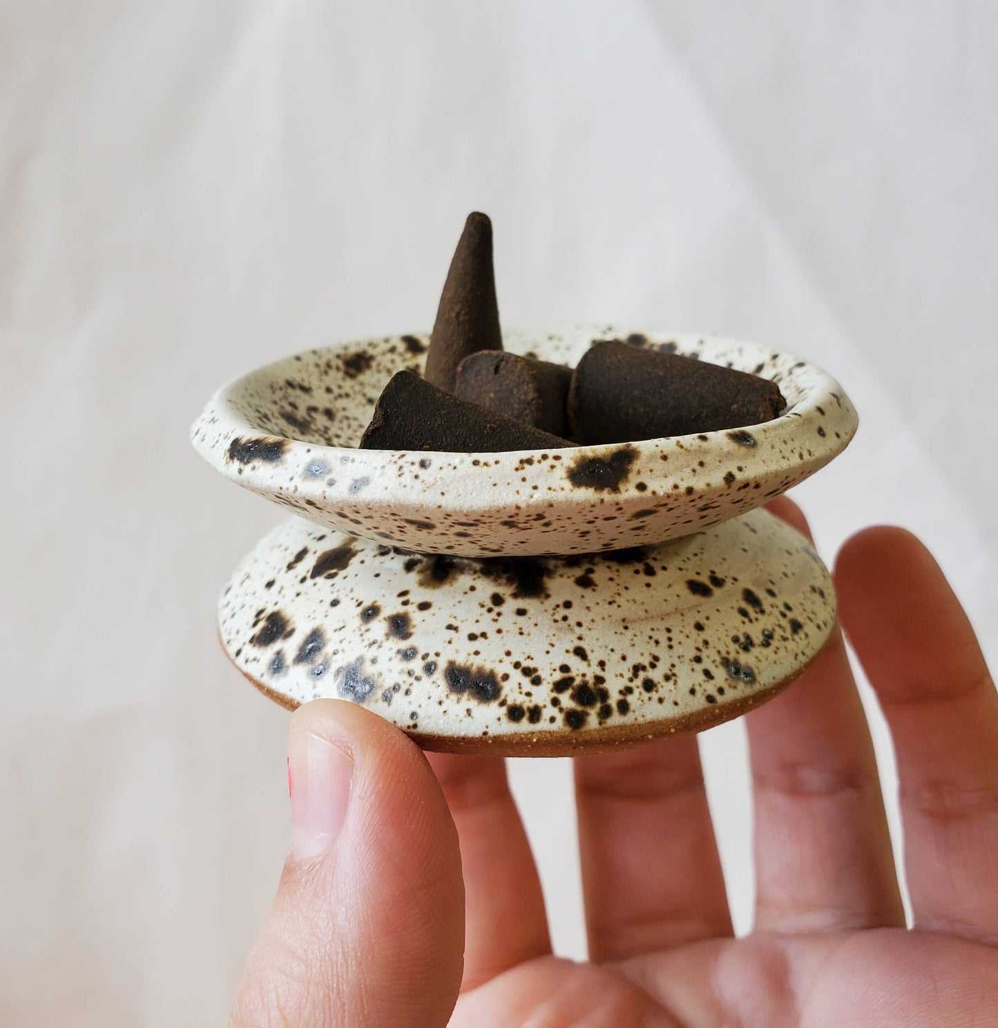 Handmade Ceramic Small Yo-Yo Dishes