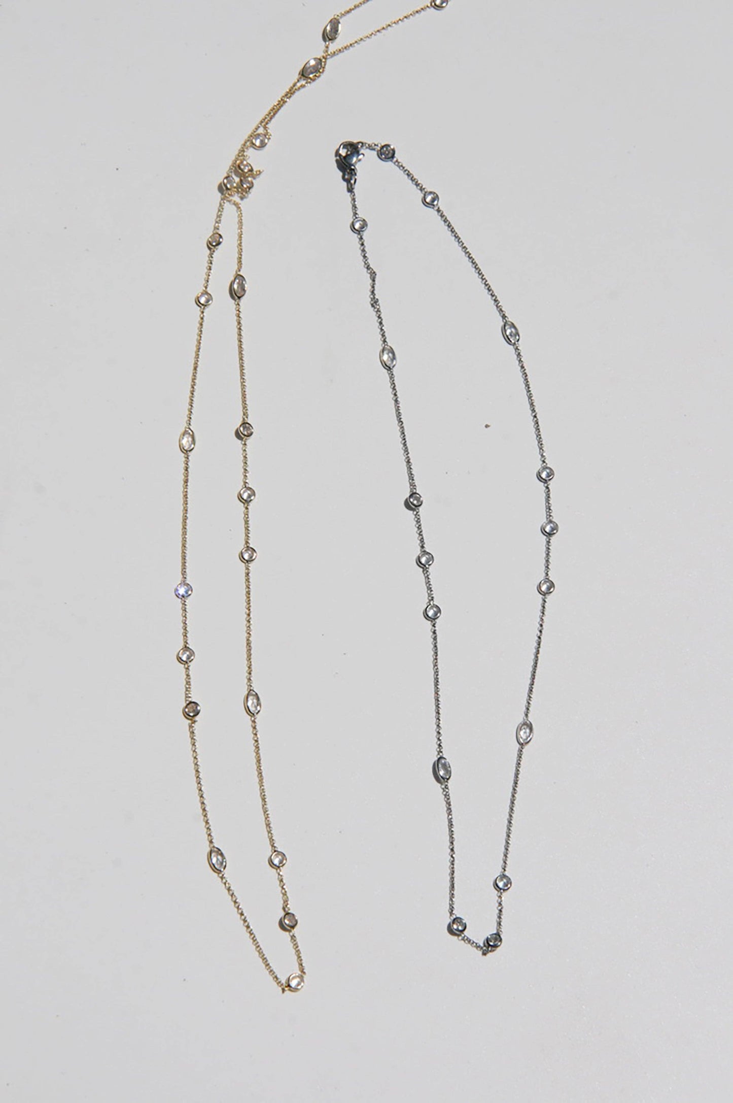 Gold Vintage-Inspired Link & Chain Long Necklace
