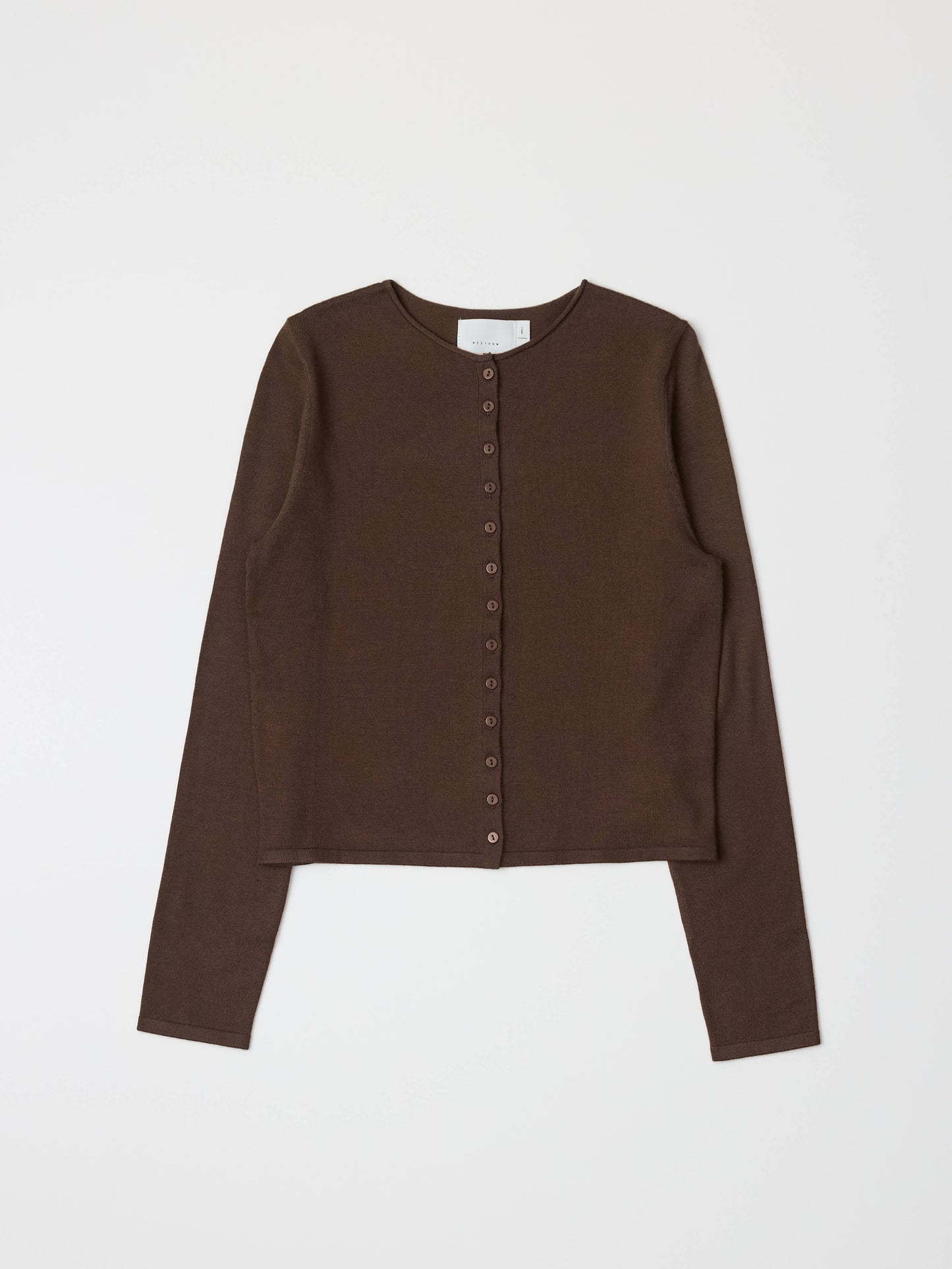 Rollneck Fitted Cardigan