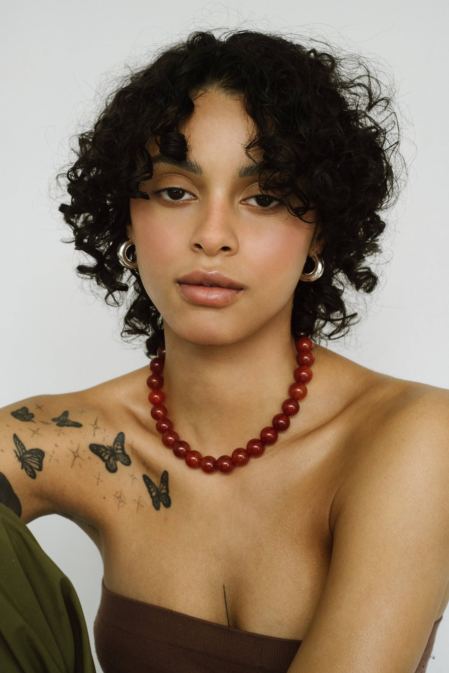 Carnelian Yona Collar Necklace