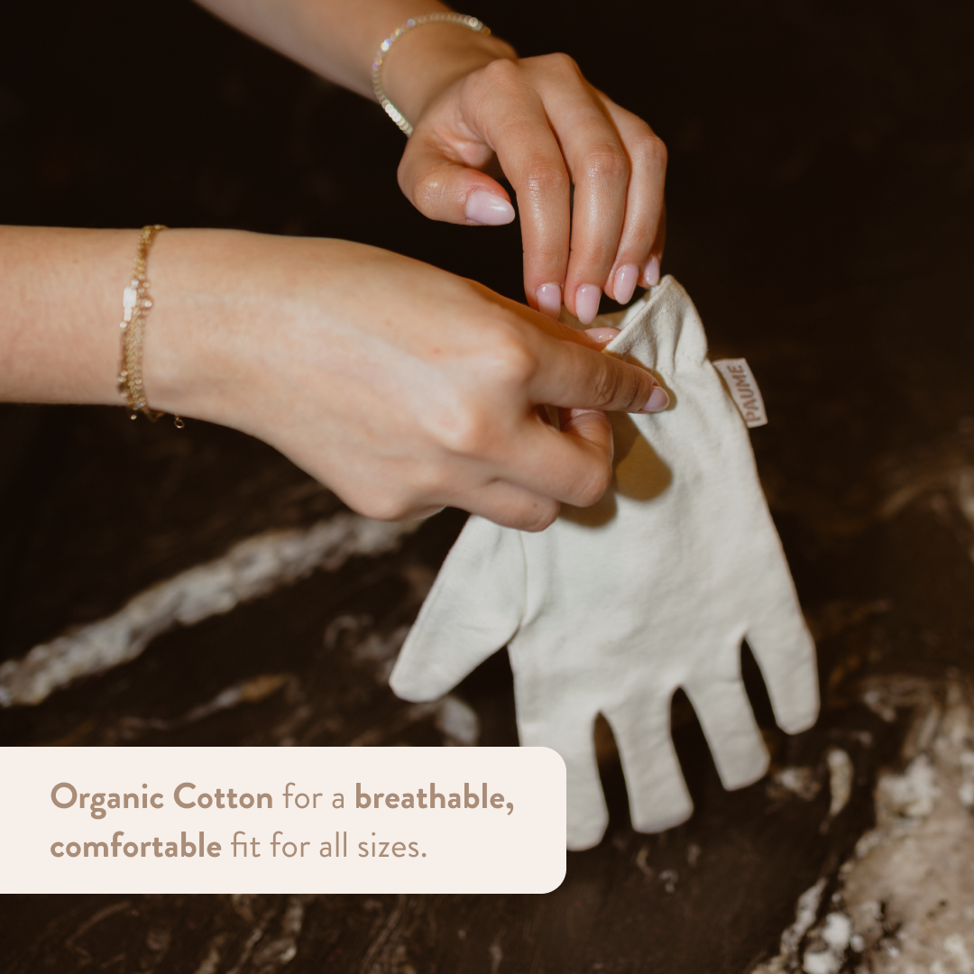 Organic Cotton Overnight Gloves