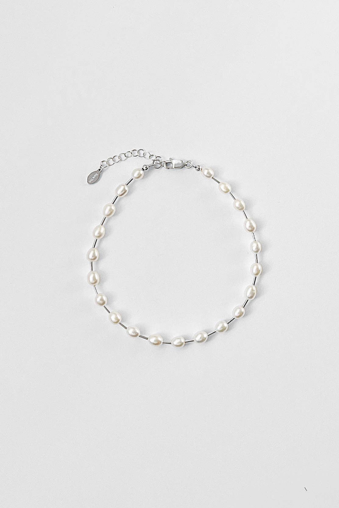 Mila Freshwater Rice Pearl Anklet