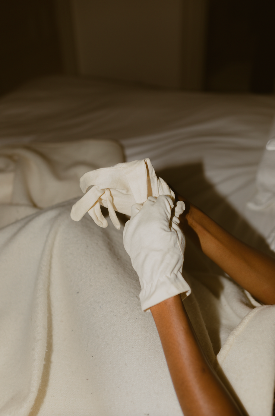 Organic Cotton Overnight Gloves