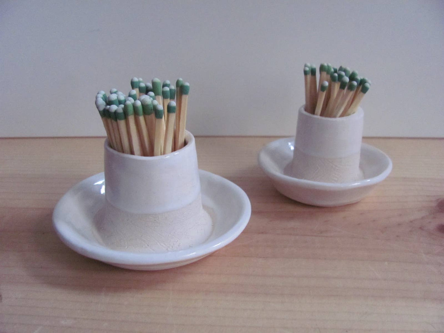 Handmade Ceramic Match Striker with Dish