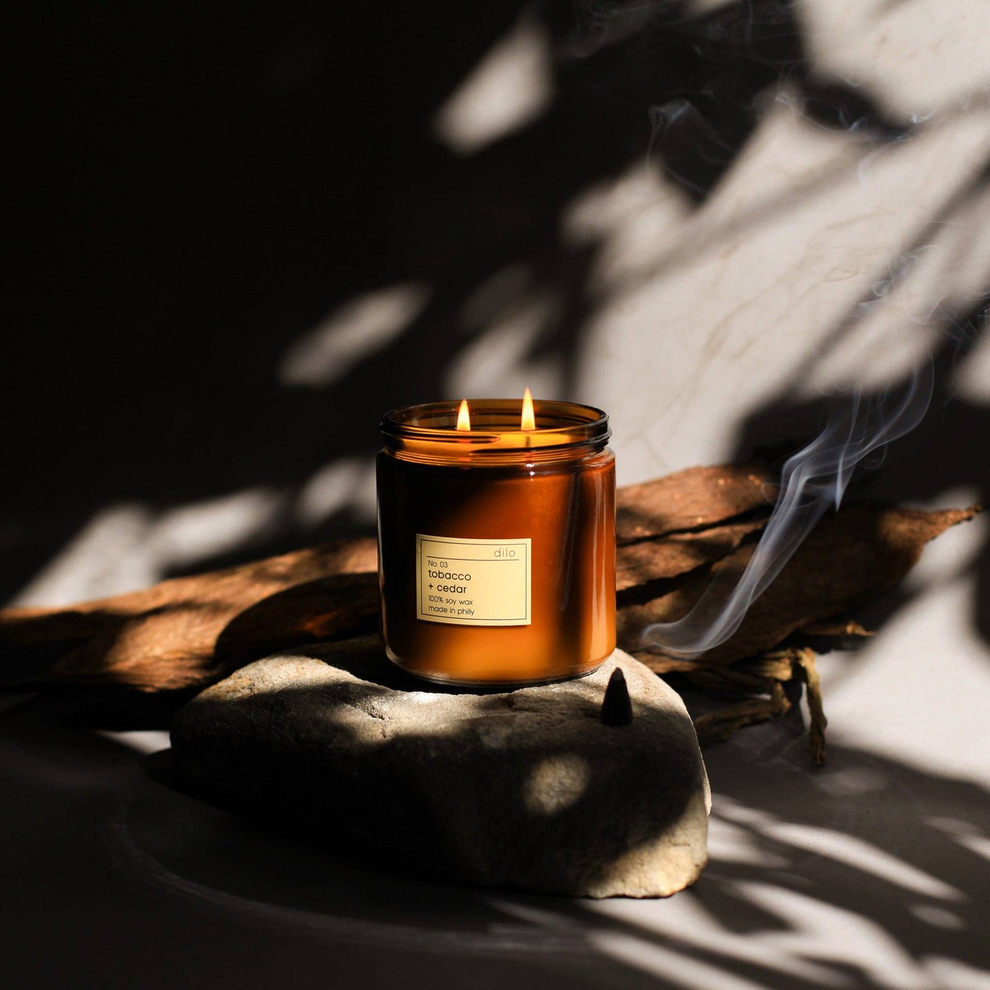 No. 03 Tobacco + Cedar Soy Candle