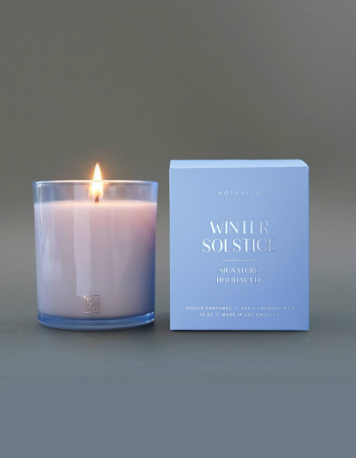 Winter Solstice Holiday Candle