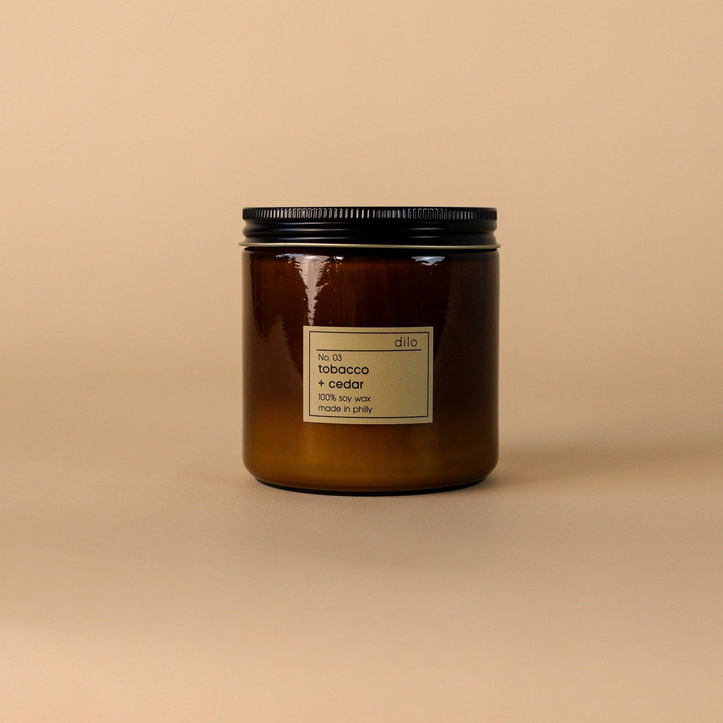 No. 03 Tobacco + Cedar Soy Candle