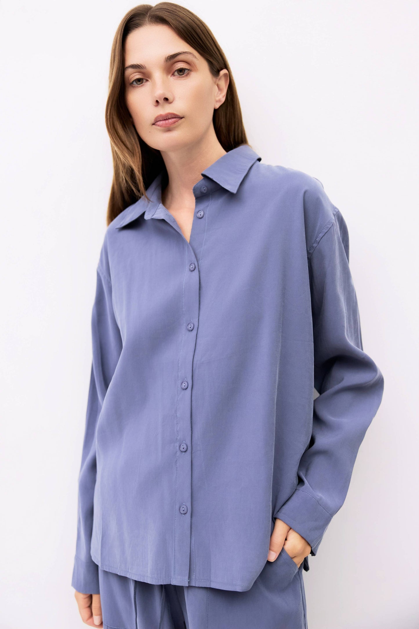 Brushed Button-Down Shirt