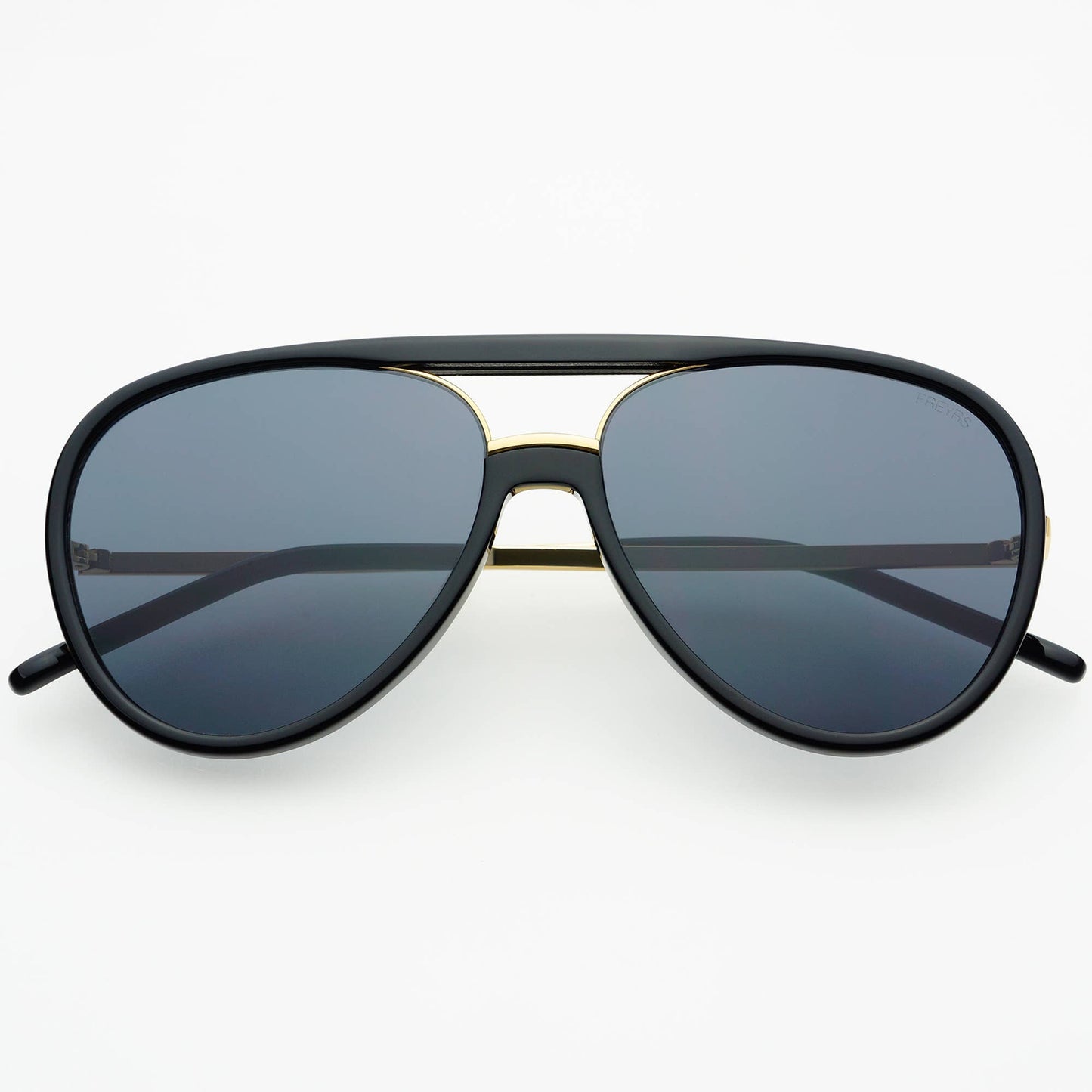 Black Shay Unisex Aviator Sunglasses