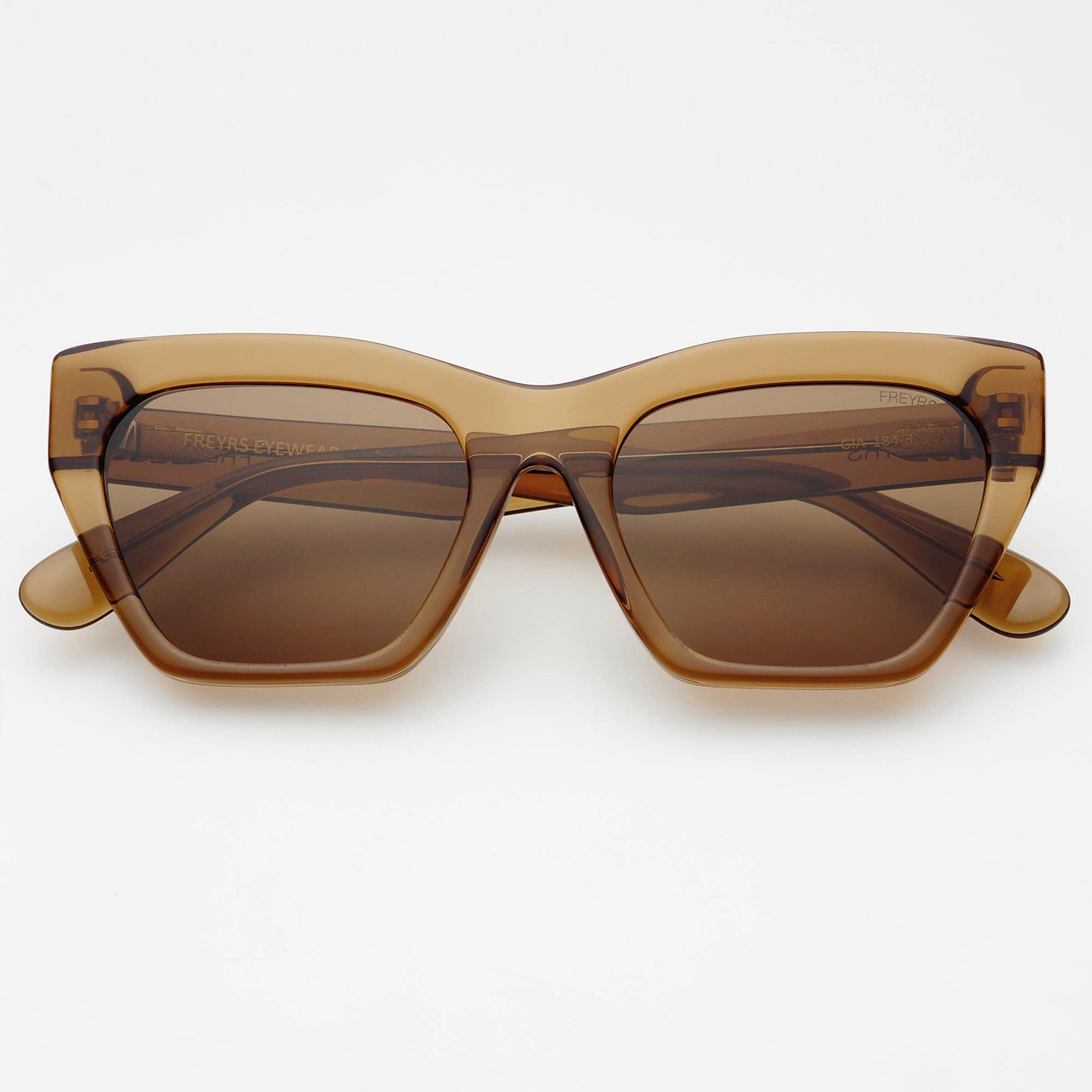 Gia Brown Cat Eye Sunglasses