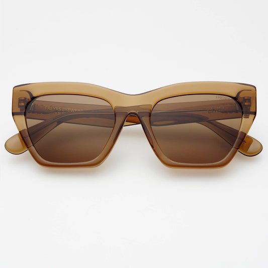 Gia Brown Cat Eye Sunglasses