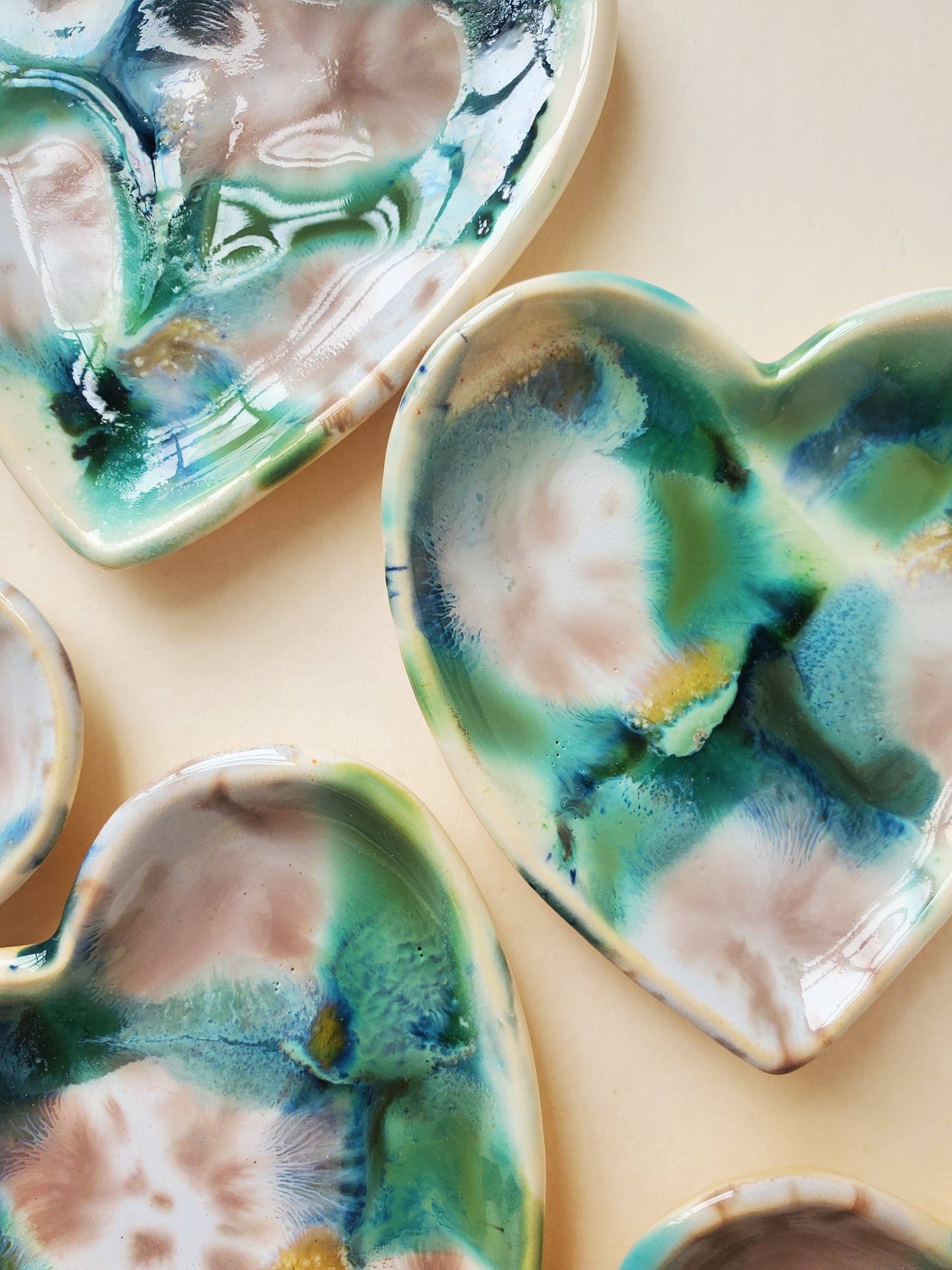 Handmade Ceramic Heart Trinket Dish