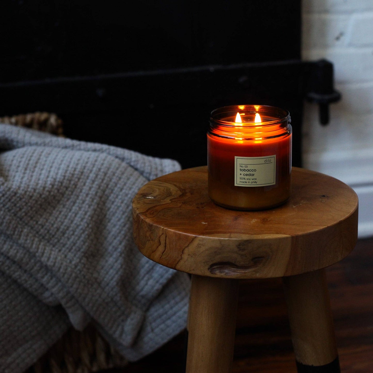 No. 03 Tobacco + Cedar Soy Candle
