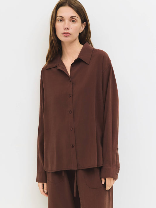 Brushed Button-Down Shirt
